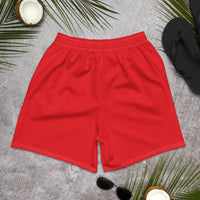 Men's Recycled Athletic Shorts(Red)