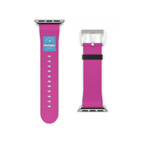 Electric Purple Badge Label Physio Fitness Watch Band