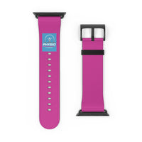 Electric Purple Badge Label Physio Fitness Watch Band