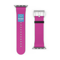 Electric Purple Badge Label Physio Fitness Watch Band