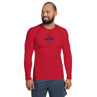 Red Men's Rash Guard