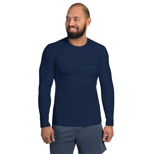 Navy Blue Men's Rash Guard