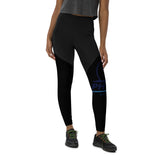 Physio Fitness Black Sports Leggings