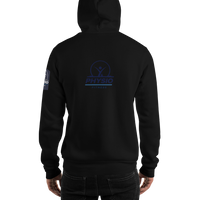 Unisex Badge Label Rear Logo Hoodie