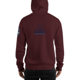 Unisex Badge Label Rear Logo Hoodie