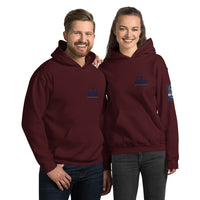 Unisex Badge Label Rear Logo Hoodie